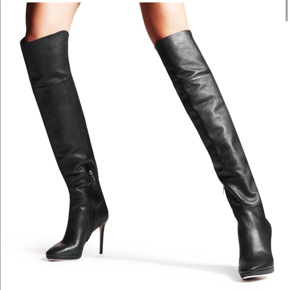 Jimmy Choo Shoes - JIMMY CHOO HAYLEY 100 OVER THE KNEE BOOT